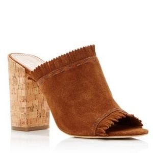 NEW Tory Burch Brown Festival Huntington Mules